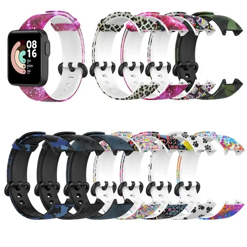 

Silicone Band Strap For XiaoMi Mi Watch Lite / For Redmi Watchstrap SmartBand Sport Rubber WristBand Bracelet Replacement Belt