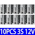 10pcs 3S 12V 100A