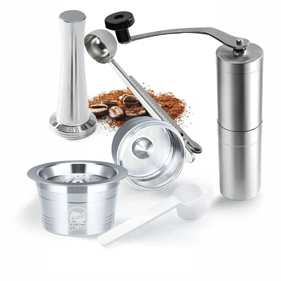 コーヒーカブセル詰め替え用　ステレス製 Amazon.co.jp: ステンレススチール 再利用可能カプセル 詰め替え