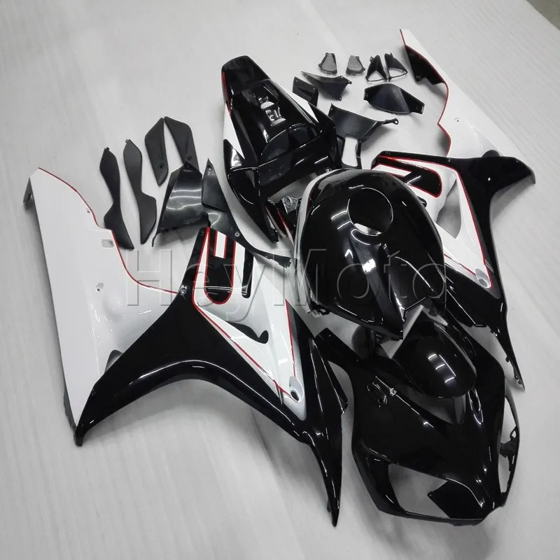 

injection Fairings kit for CBR1000 RR 2006 2007 black white CBR1000 RR 06 07 ABS Plastic Bodywork Set