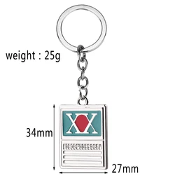 Hunter x Hunter Metal Tag Keychain - Stylish Anime - Inspired Pendant Keyring Accessory (HUNTER)