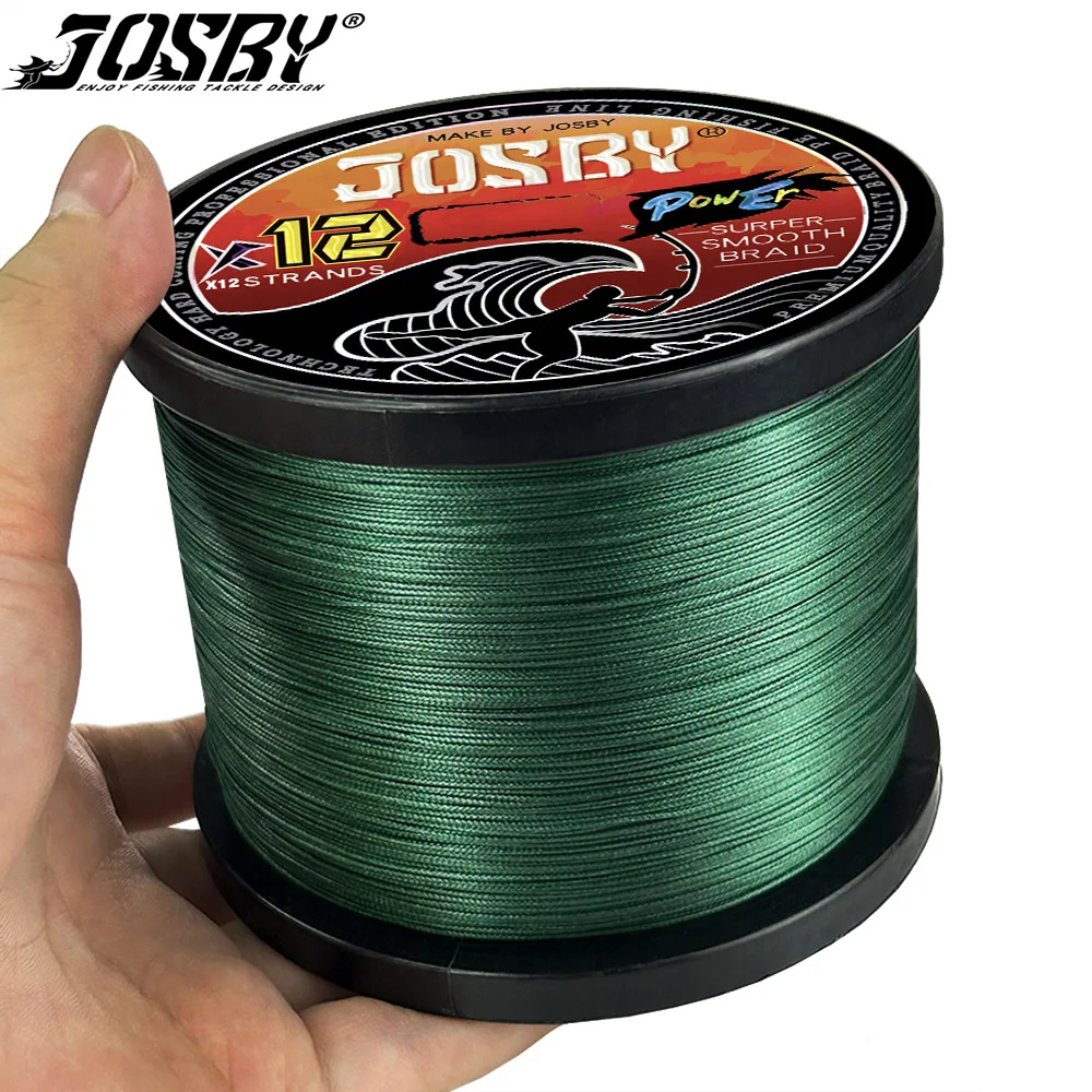 

Леска рыболовная JOSBY, 12 нитей, 1000/500/300/100 м, 25-lb