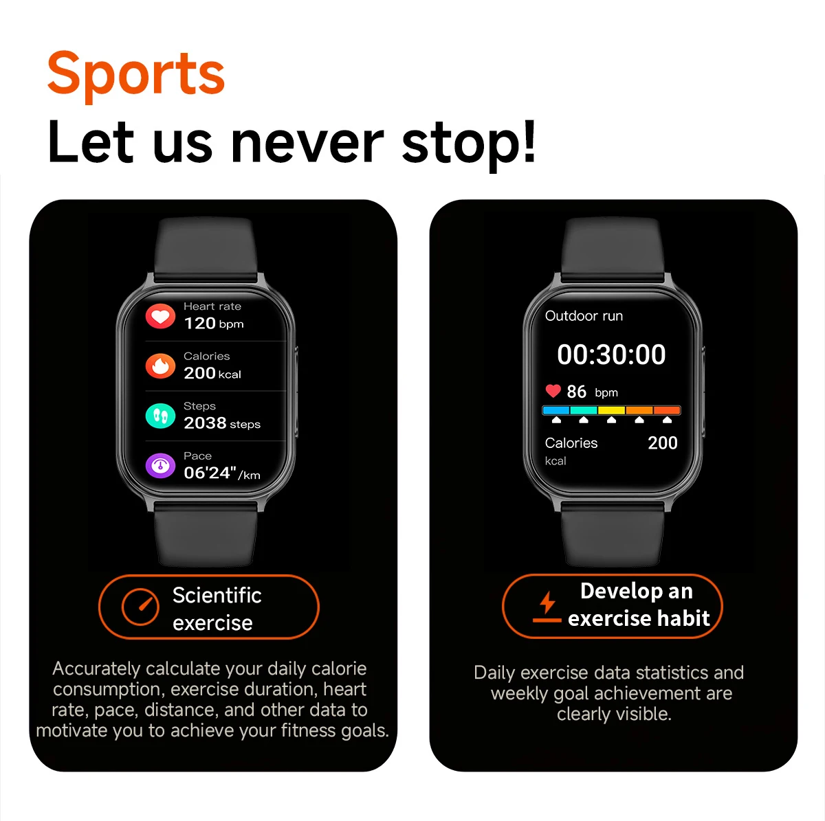 Lige Smartwatch Mit Sprachassistent Und Hd-display Für Sport_voghion.com
