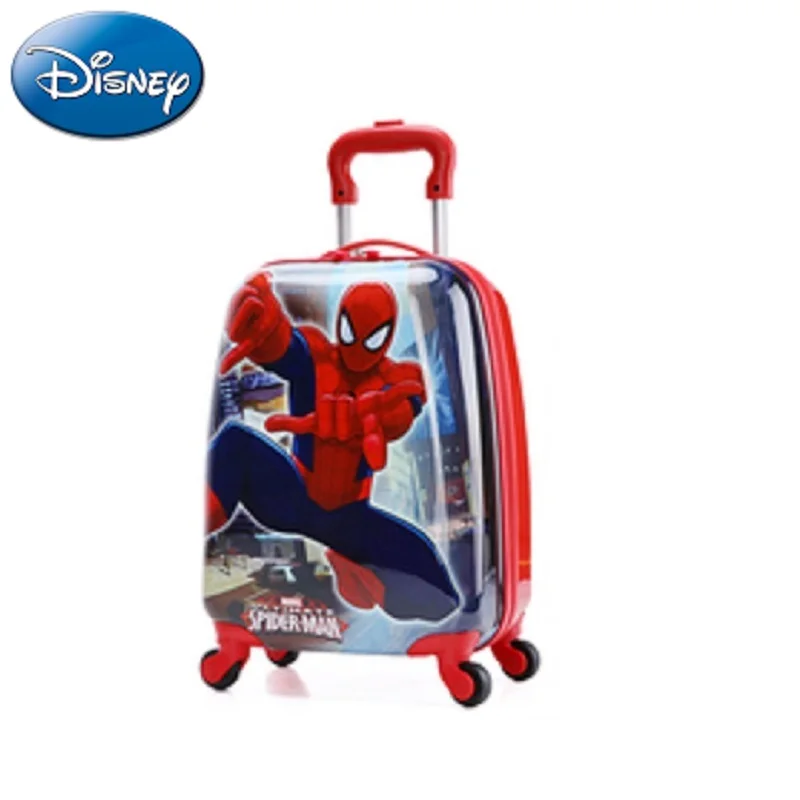 Disney Spiderman Rolling Luggage Boys Fashion Travel Suitcase On Wheels
