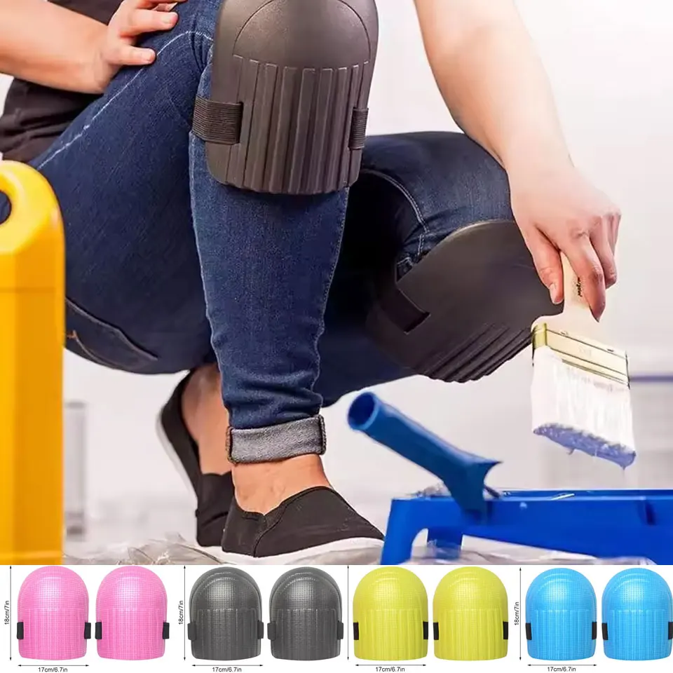 Waterproof Knee Pads Knee Pads 2Pcs EVA Foam Knee Pad Protective Working Soft Padding Workplace Safety Self Protection Sport Kneepad for Gardening Cleaning