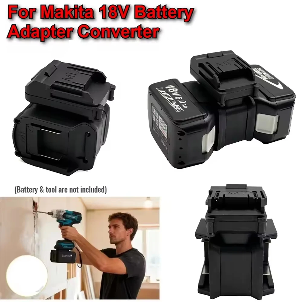 1-4Pcs 배터리 어댑터 변환기 Makita 18V 리튬 이온 배터리 BL1830 어댑터 전동 공구 액세서리 용 2in1 배터리 케이스