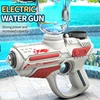 2023 Electric Automatic Water Gun Children High-pressure Outdoor Beach Large-capacity Swimming Pool Summer Toy for Children Boy 1