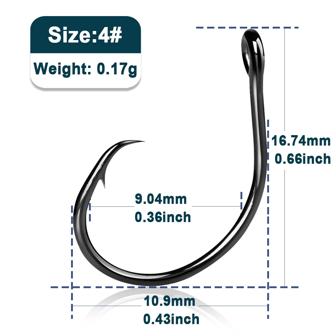  slider image of Inline Circle Hooks Saltwater