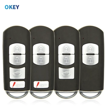 Okey Remote Car Key Shell sostituzione per MAZDA CX-3 CX-5 Axela Atenza Smart Car Key No Brand 2/3/4 pulsanti