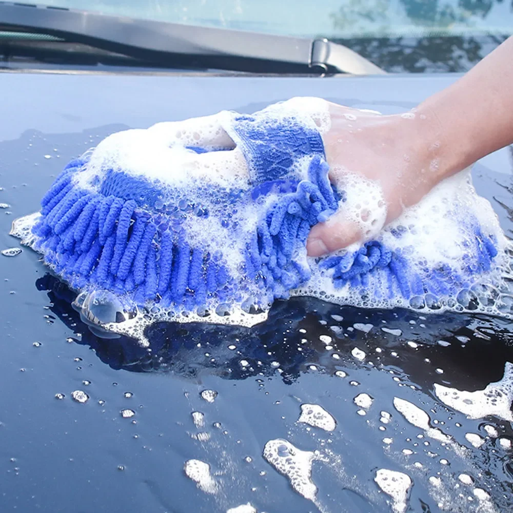 1Pcs Paint Cleaner Spot Rust Tar Remover Microfiber Car Moto Washer Cleaning Detailing Brushes Washing Towel Gloves Washers