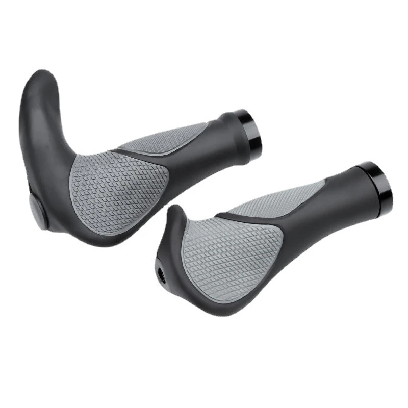 BicycleGripTPRRubberIntegratedHornsViceHandlebarGripsCycling