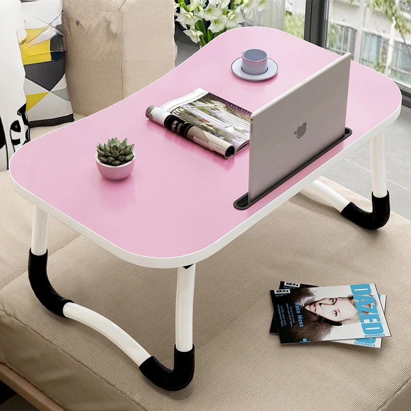 Modern Simple and Portable Folding Bed Computer Desk Folding Laptop Table Bed Lazy Desk Study Table