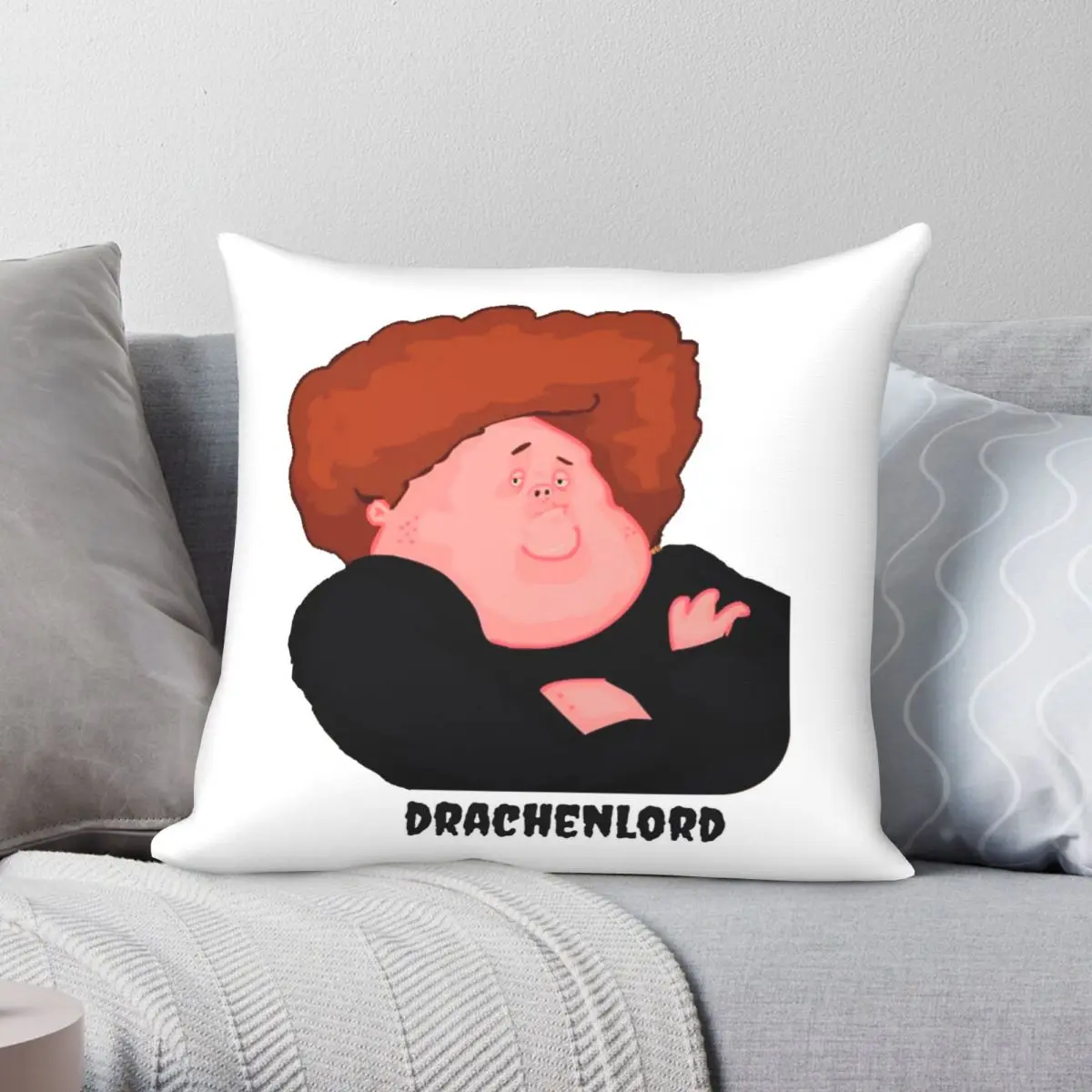 

Best Drachenlord Pillowcase Polyester Linen Velvet Printed Zip Decor Throw Pillow Case Home Cushion Cover