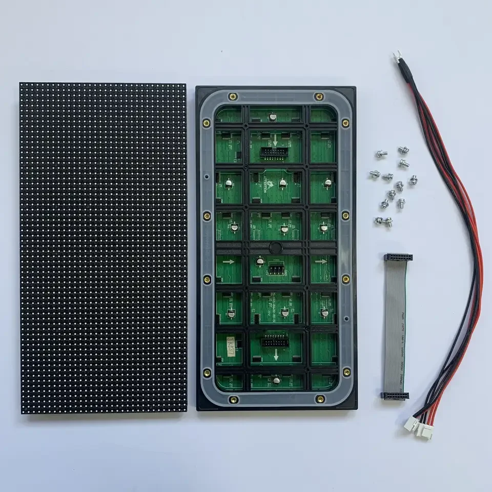 LED Outdoor Full Color P3.076 Matrix Module 320*160mm 104*52Pixels SMD1415 Display Panel 3in1 RGB video Wall 1/13 Scan Screen