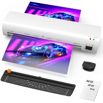 Rapid Preheating Hot and Cold Laminating MachineA4The plastic sealing machine automatically feeds the film without warping 1