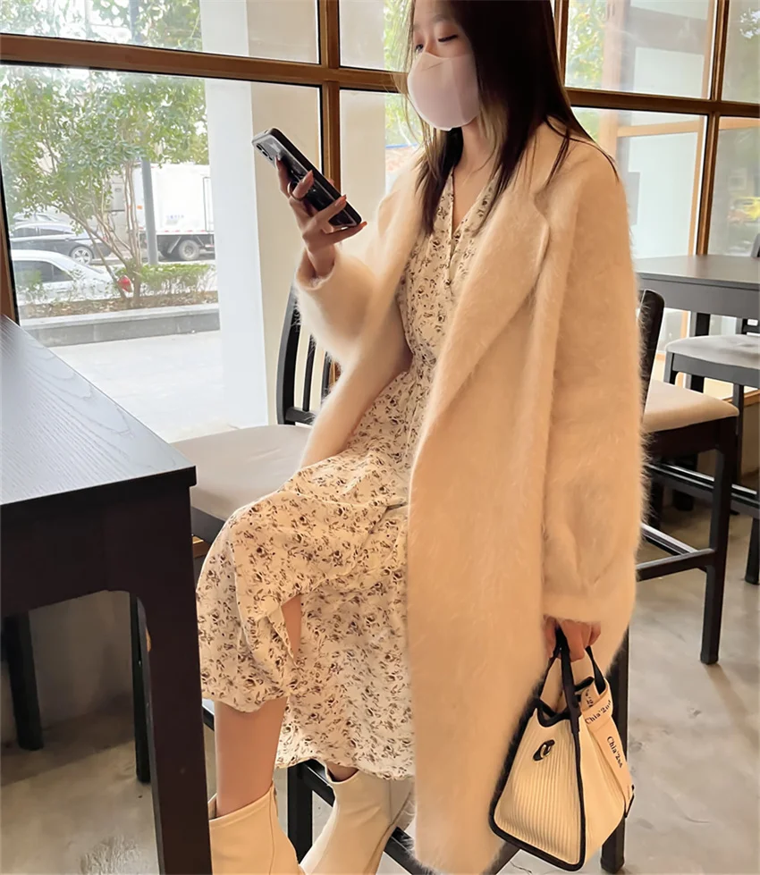 Delicate imported long fur fur coat, vintage, loose and casual, 2022 winter new style aoweziic 2022 100pcs lot 100% new imported original tl072cp tl082cp dip 8 dual channel operational amplifier ic chip