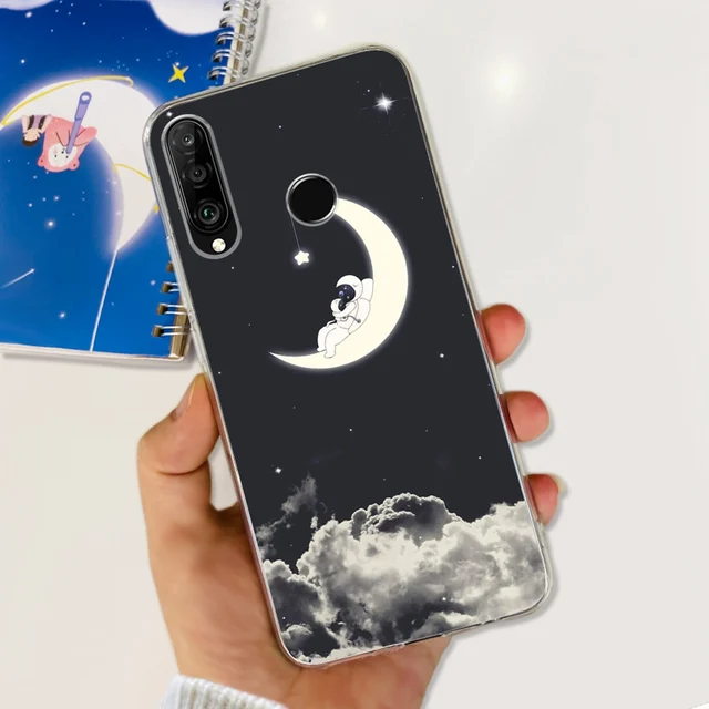 For Funda Huawei P30 Lite Pro P30Lite P30Pro P 30 Lite Cases Cover Cute  Space Astronaut