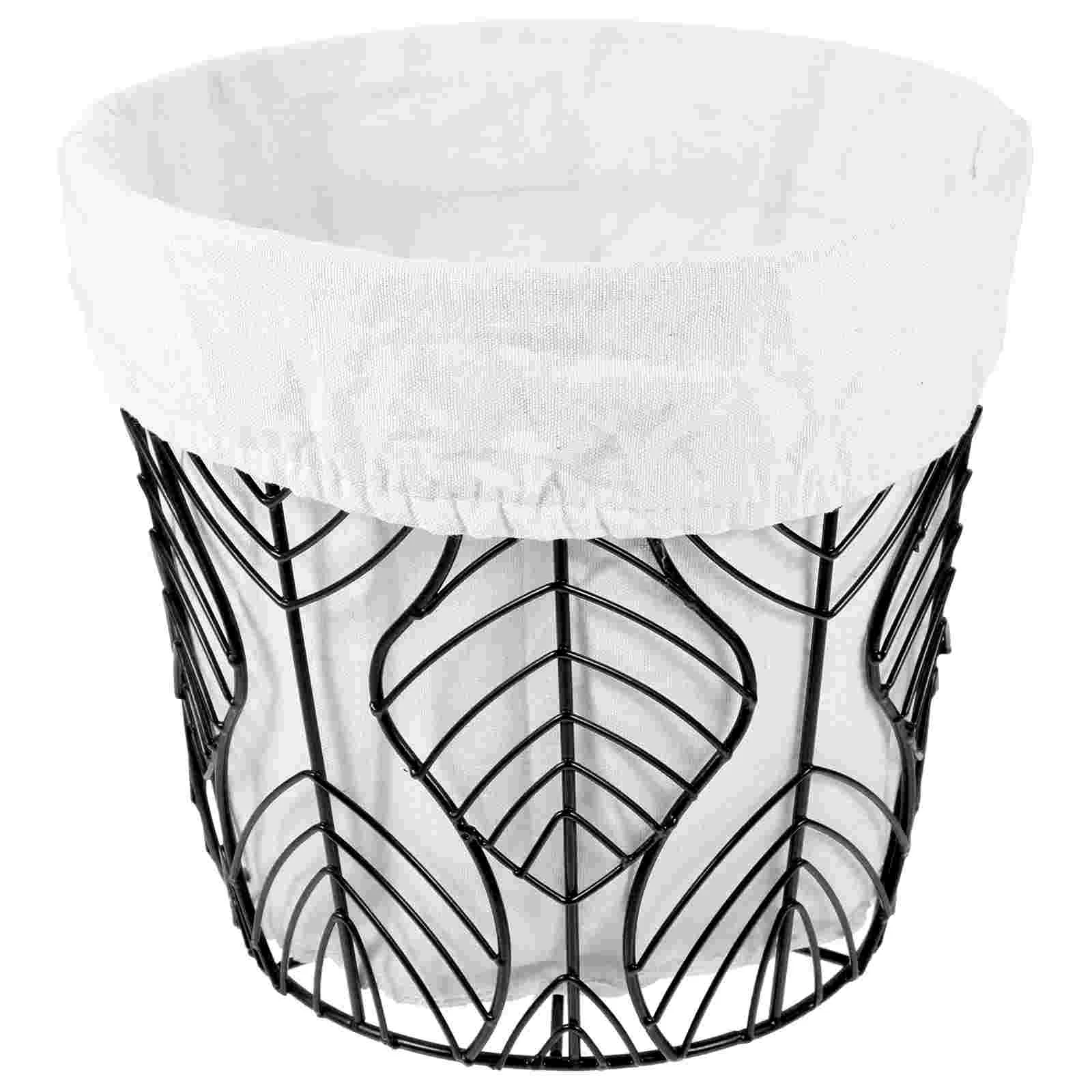 

Iron Wire Laundry Hamper Wire Laundry Basket With Cloth Liner Decor Home Laundry Container