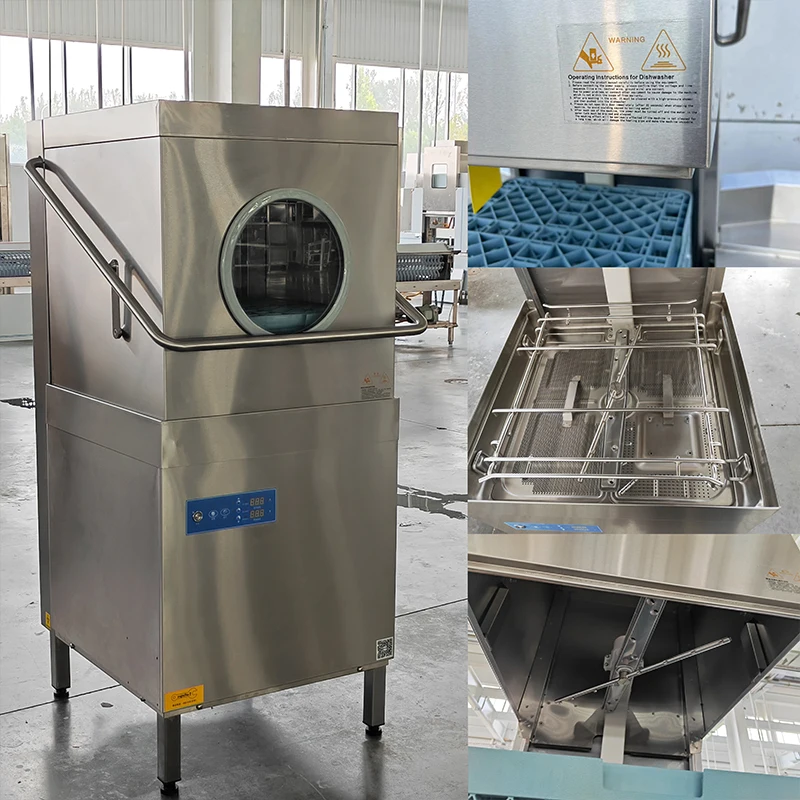Drying And Disinfecting Cabinet Restaurant Kitchen Tableware Cleaning Dishwasher Machine 3