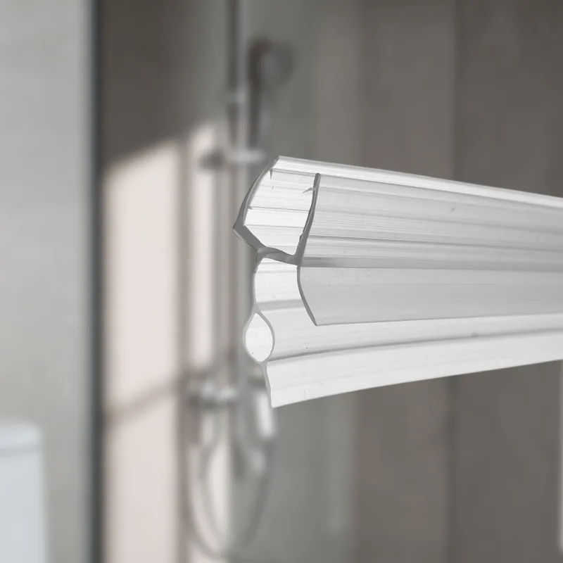Waterproof PVC Shower Barrier Strip – Easy Installation Seal for Leak and Draft Prevention