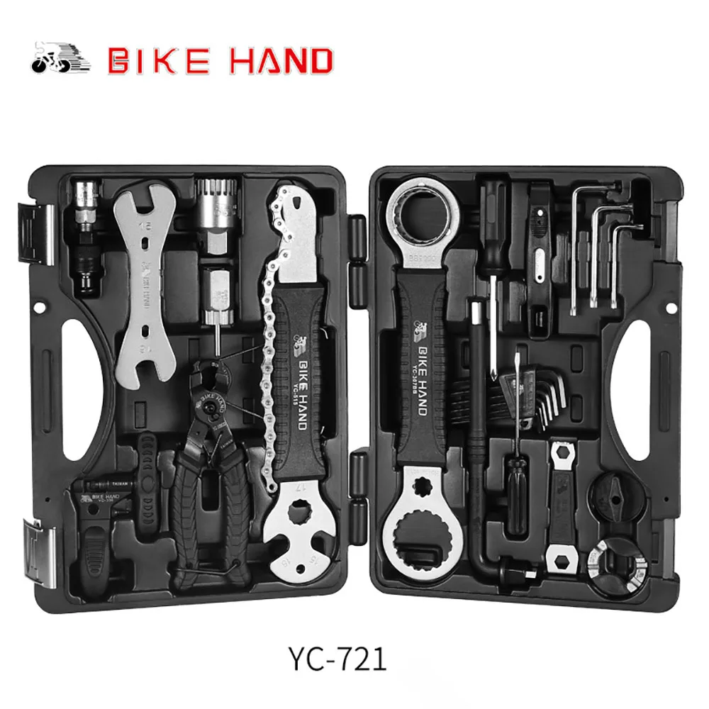 Bike Hand Multifunctional Bicycle Repair Tool Kits YC 721 Professional Bike Tool Box Shop Tool