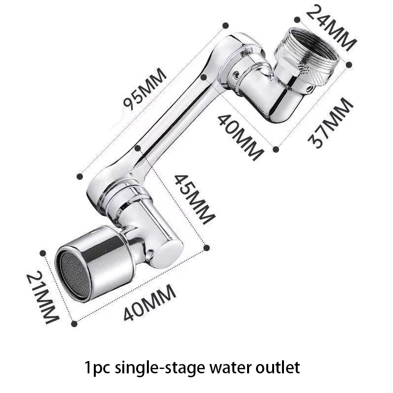 2025 Rotatable Multifunctional Extension Faucet Aerator 1080 Degree Swivel Robotic Arm Water Filter Sink Water Tap Accesorios 6