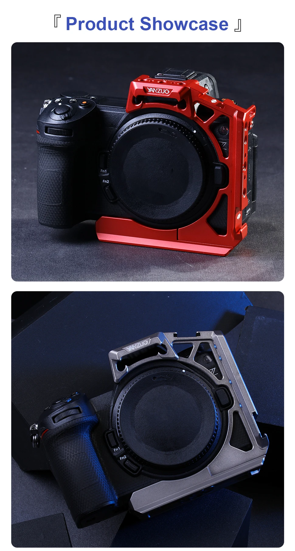 For Nikon Z63 Digital Slr Camera Z6iii Video Stabilizer Quick Board Half Cage Ac