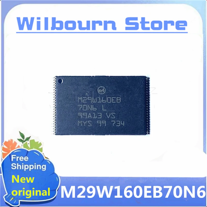 

10pcs/lot M29W160EB70N6 M29W160EB 70N6 TSOP-48 in stock