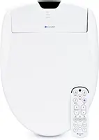 Swash Electric Bidet Toilet Seat With Oscillating Nozzle Warm Air Dryer Night Light Remote Control - Elongated White 1