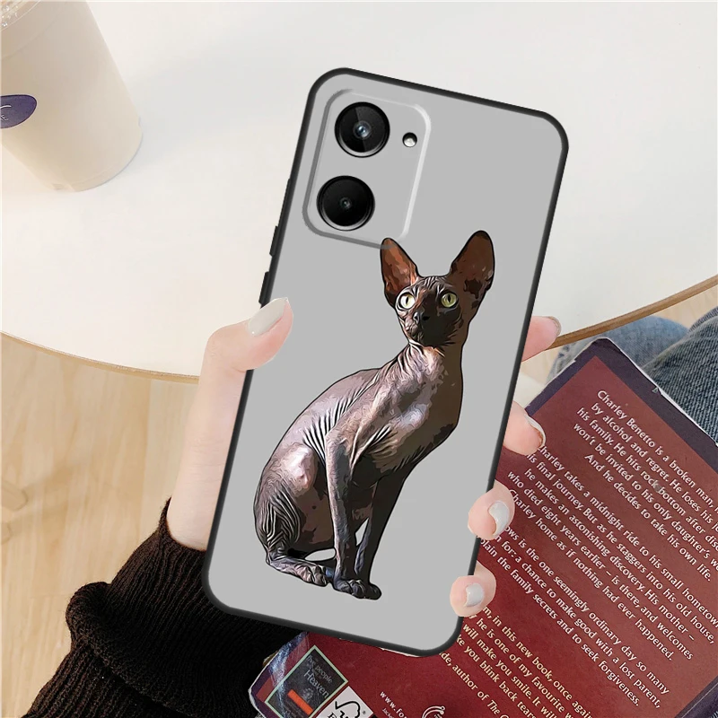 Sphynx Cat Design Protective Phone Case
