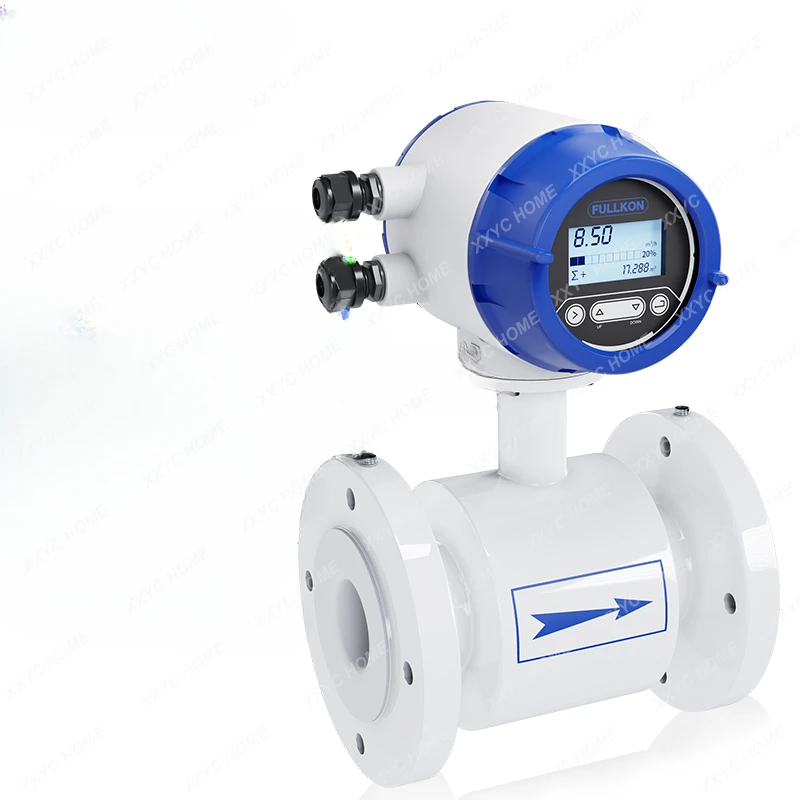 

Smart Electromagnetic Flowmeter Water Sewage Liquid Integrated Split DN100/50 Cold Heat Meter Anti-Corrosion Pipe