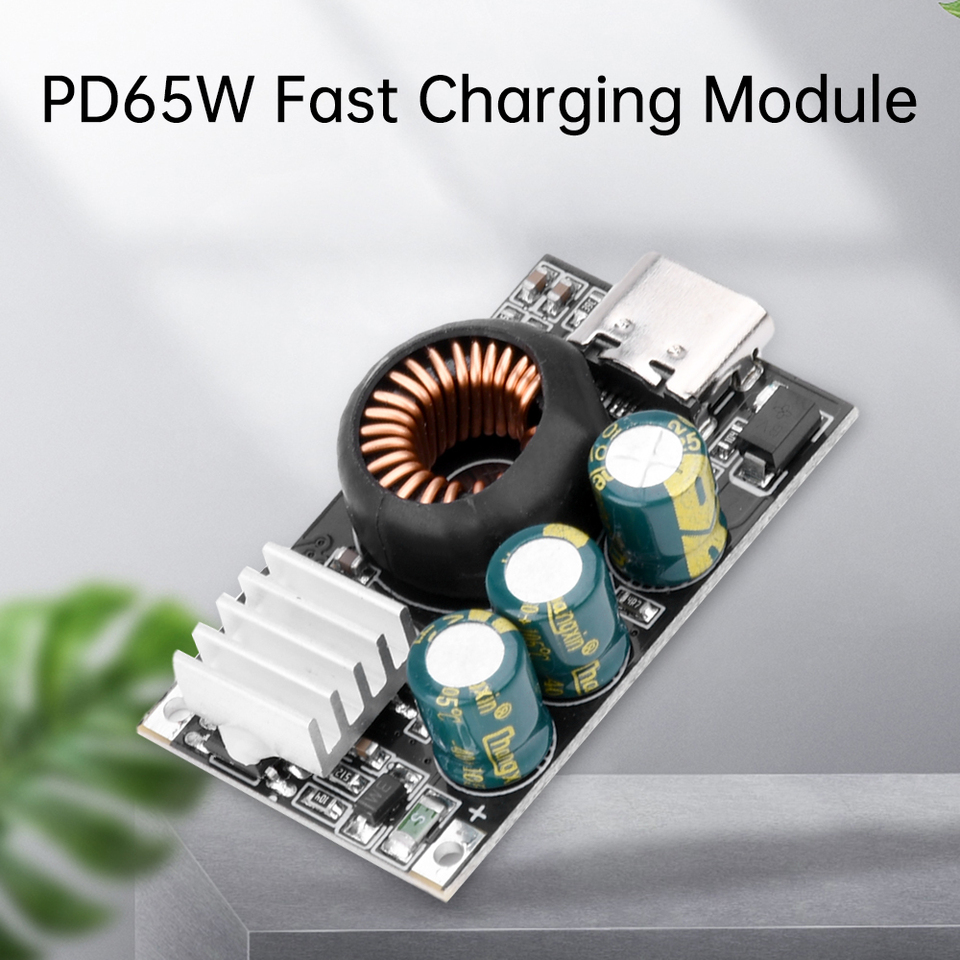 PD 65W Fast Charging Module Type-C Mobile Phone Charging Board PD3.0 QC3.0 PPS FCP AFC Quick Charger for iPhone iPad