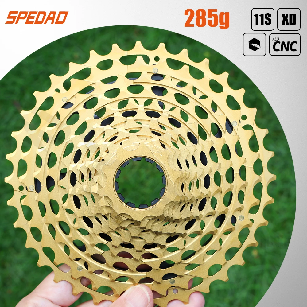 

Ultralight SPEDAO MTB CASSETTE 11s 10-36T 11 speed Bike Freeewheel Fits XD Super Light CNC 285g Bicycle Cycling Flywheels