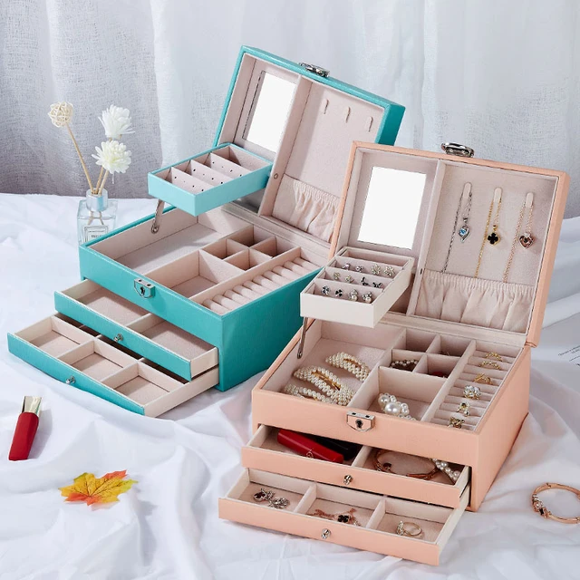Layers Storage Boxes Organizer Wooden  Wooden Jewellery Organizer Box - 4  Large - Aliexpress