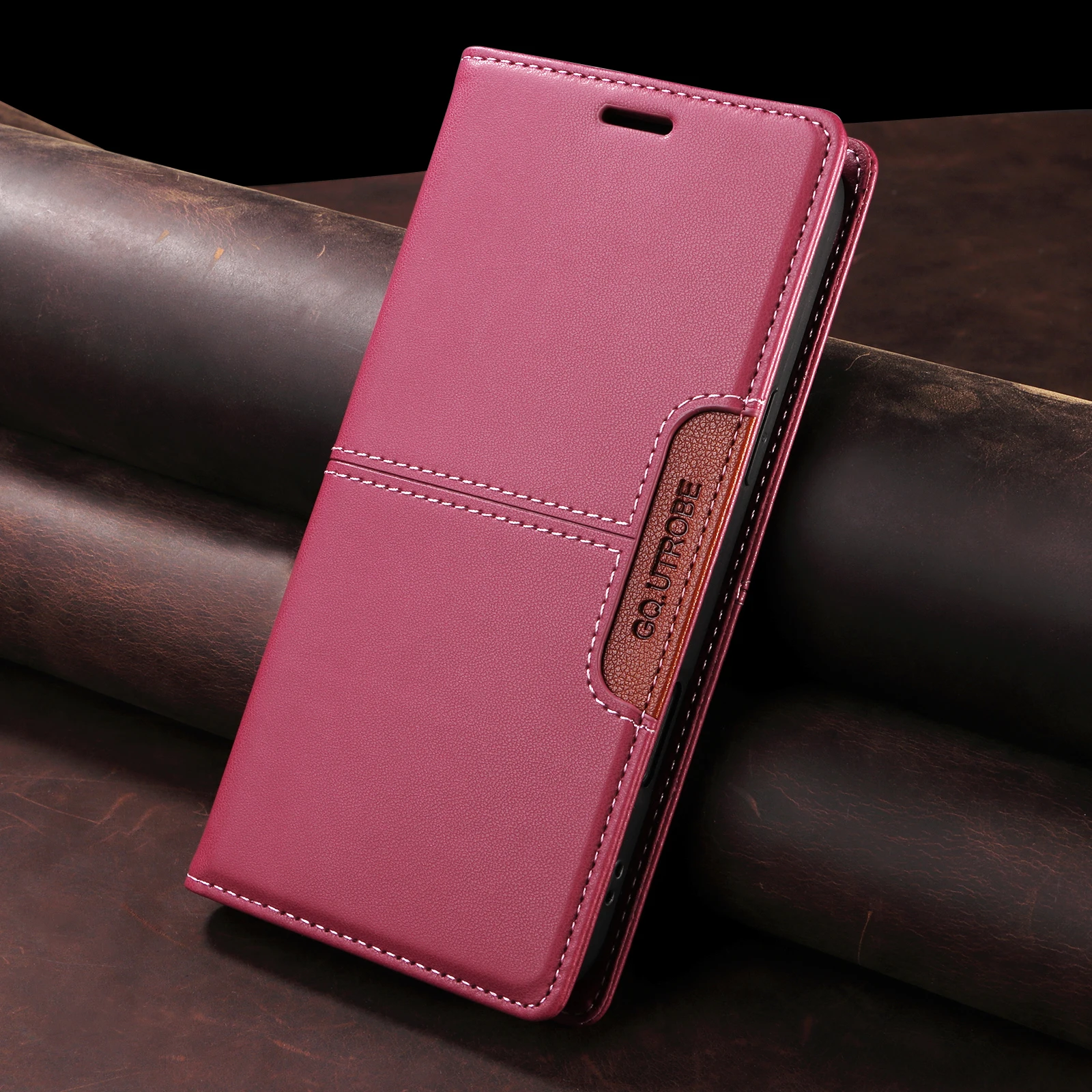 Premium Flip Leather Magnetic Wallet Case