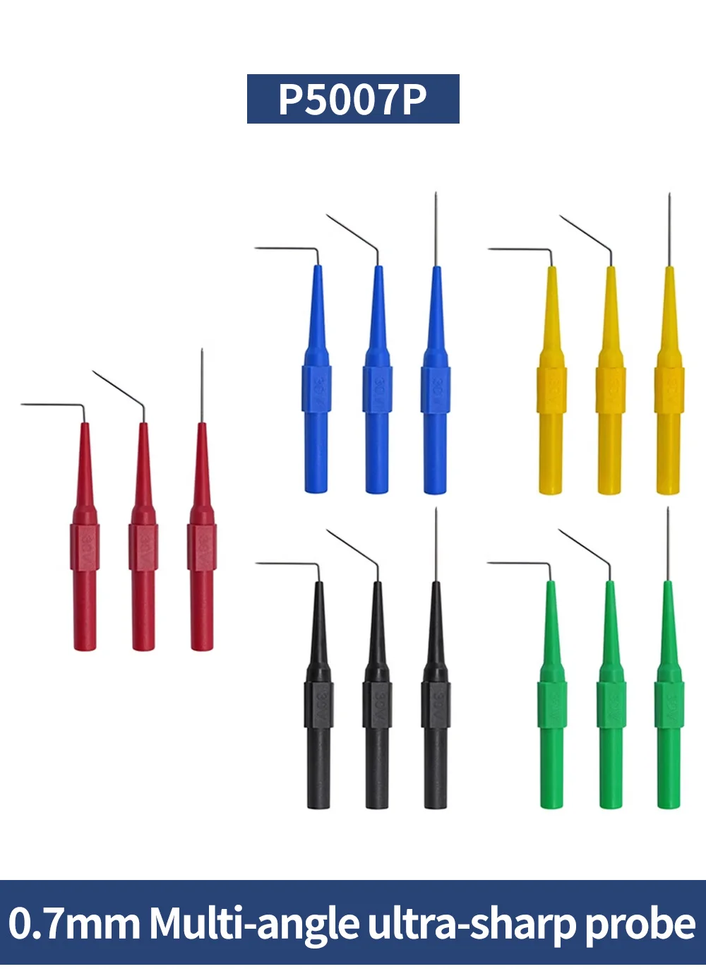 Description Picture 2 of itemP5007P Automotive Oscilloscope Multi angle sharp probe Test Head for Auto Repair 4mm tail plug
