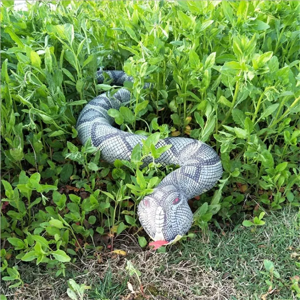 

Inflatable Snake Tricky Toy False Snake Halloween Prank Props Garden Pool Toy 95cm Simulation Inflatable Snake Tricky Water Toy