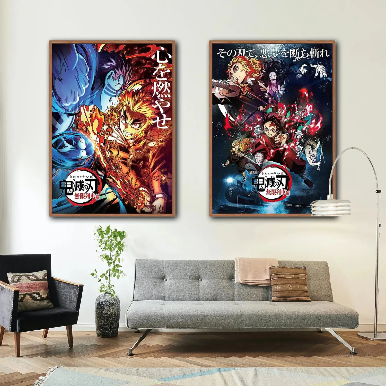 

kimetsu no yaiba film online Poster Painting Canvas Prints 24x36 poster Bedroom Large home decor Wall Art Picture canvas wall