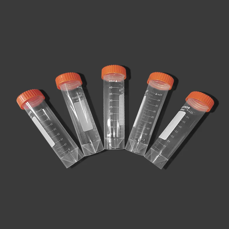 Centrifuge Tubes Conical Tubes LeakProof Screw Caps Plastic Container Graduated Write Marks Laboratory Lab School 50Ml 25PCS