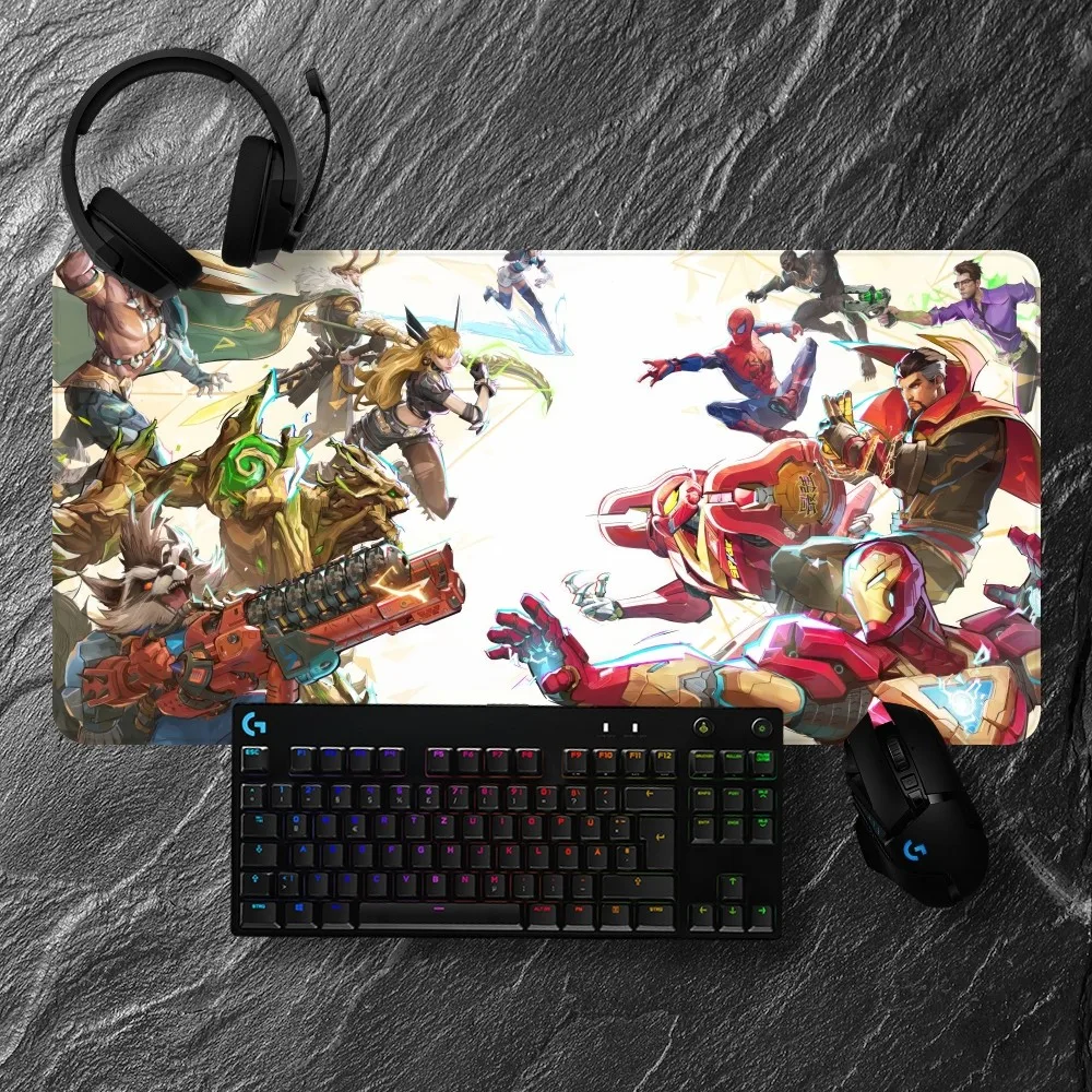 MINISO Marvel Rivals Mousepads Non-slip Lockedge Office Student Gaming Thickened Large Writing Pad Cushion 6