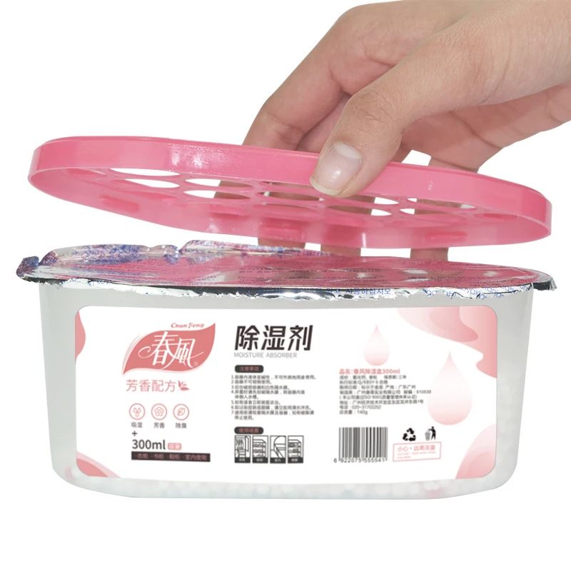 6 boxs Wardrobe Moisture Absorber Reusable Moisture-proof Dehumidification Box For Wardrobe Closet Laundry Rooms 2