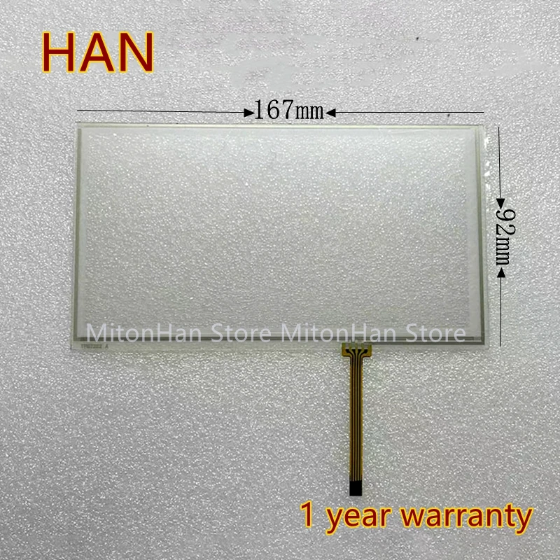 New For QY-7221 Car DVD General Touch Panle Screen Glass Digitizer 167*92mm