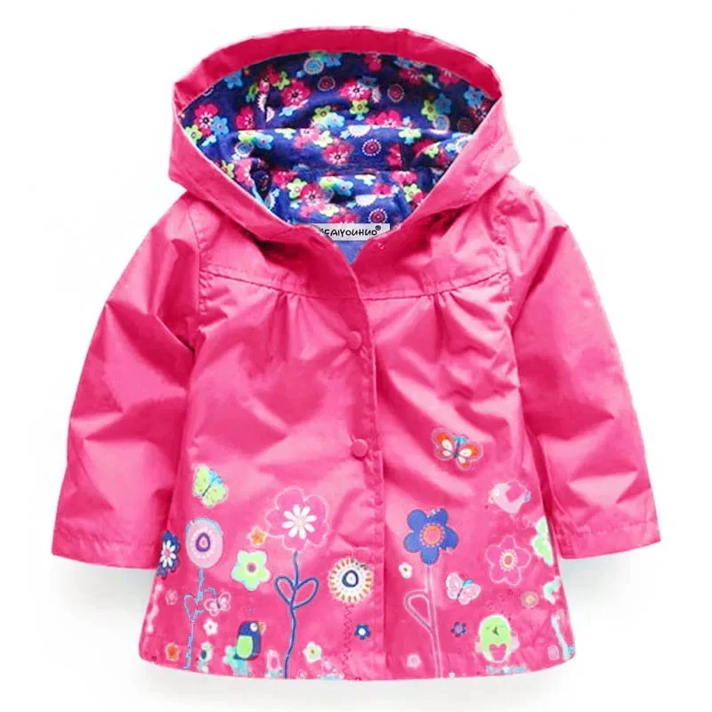 Ropa para niños, abrigo, chaqueta impermeable con capucha, ropa impermeable de manga larga para niños para primavera y o