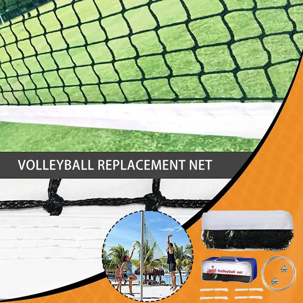 950cm Professional Volleyball Net Beach Match Competition Mesh Sport Tennis Training Net Exercise Outdoor Standard J3p3