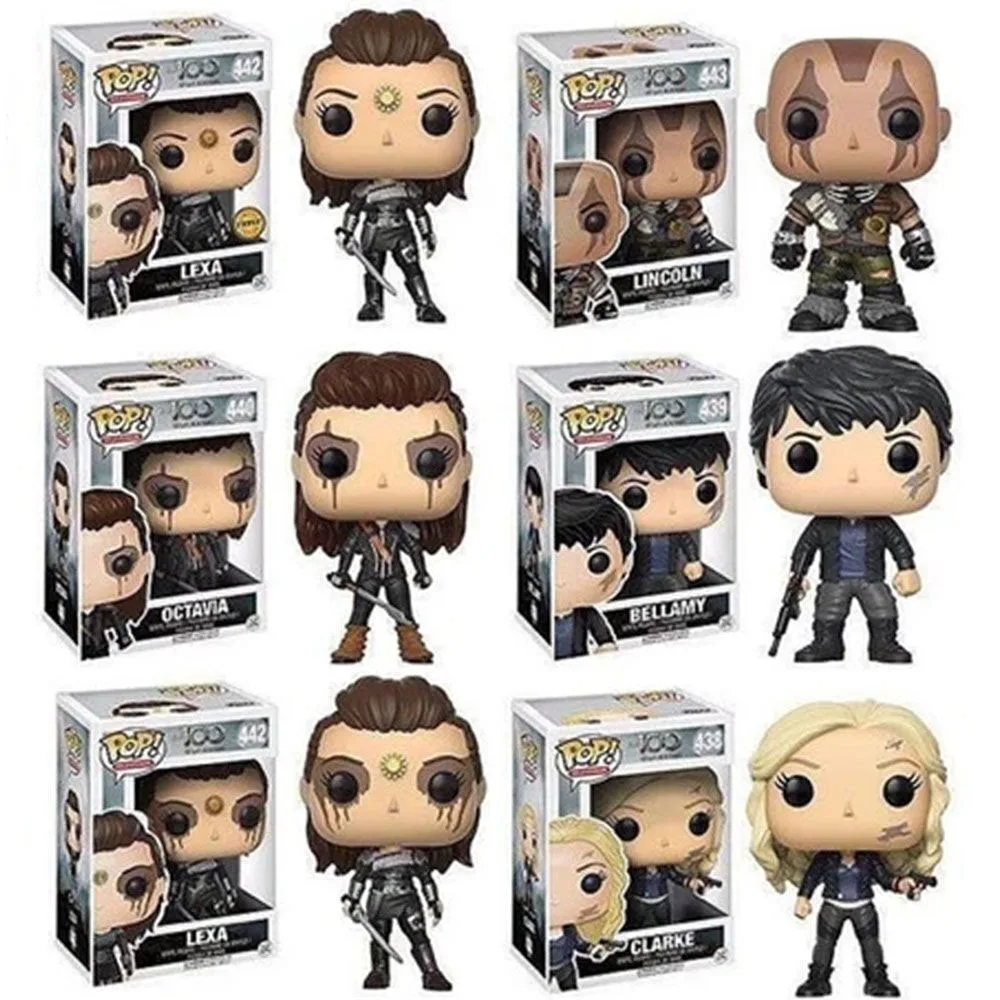 thumbnail image 2 of Figuras de acción de vinilo Funko Pop Television The 100 Octavia n.° 440 Raven n.° 441 Clarke n.° 438 Bellamy n.° 439 Lexa n.° 442, juguetes y regalos para niños, 2 of 5