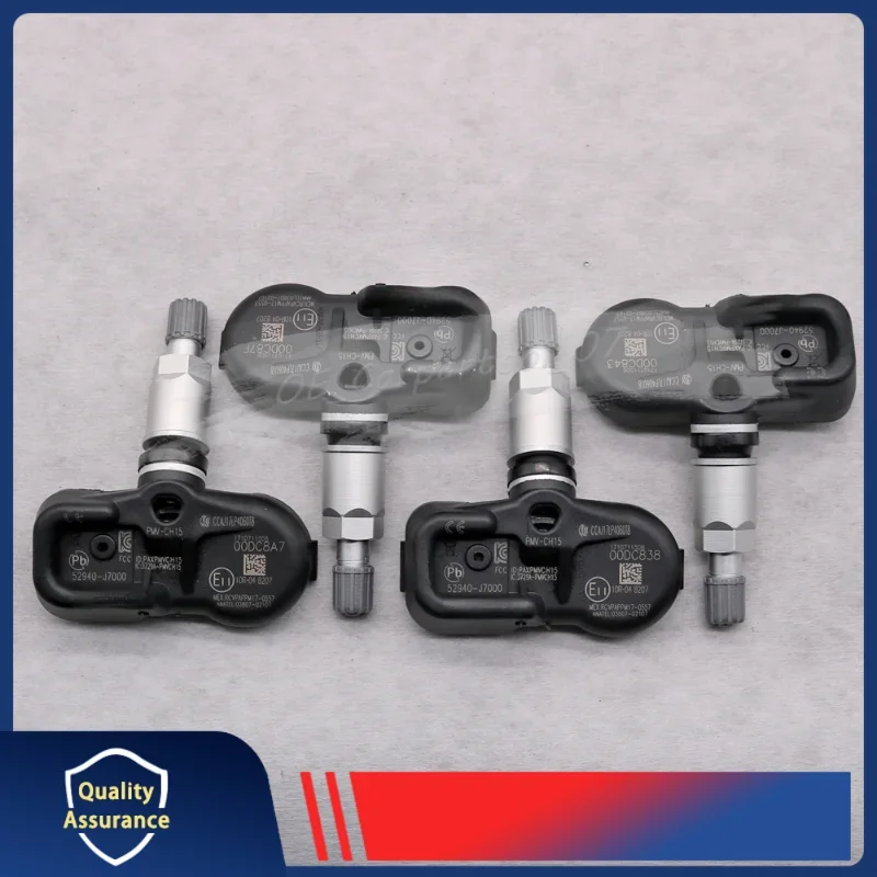 ڵ Ÿ̾ з   52940-J7000, 2018-2019,  , õ, , K3, 433MHz, TPMS, Ÿ̾  PMV-CH15, 4 