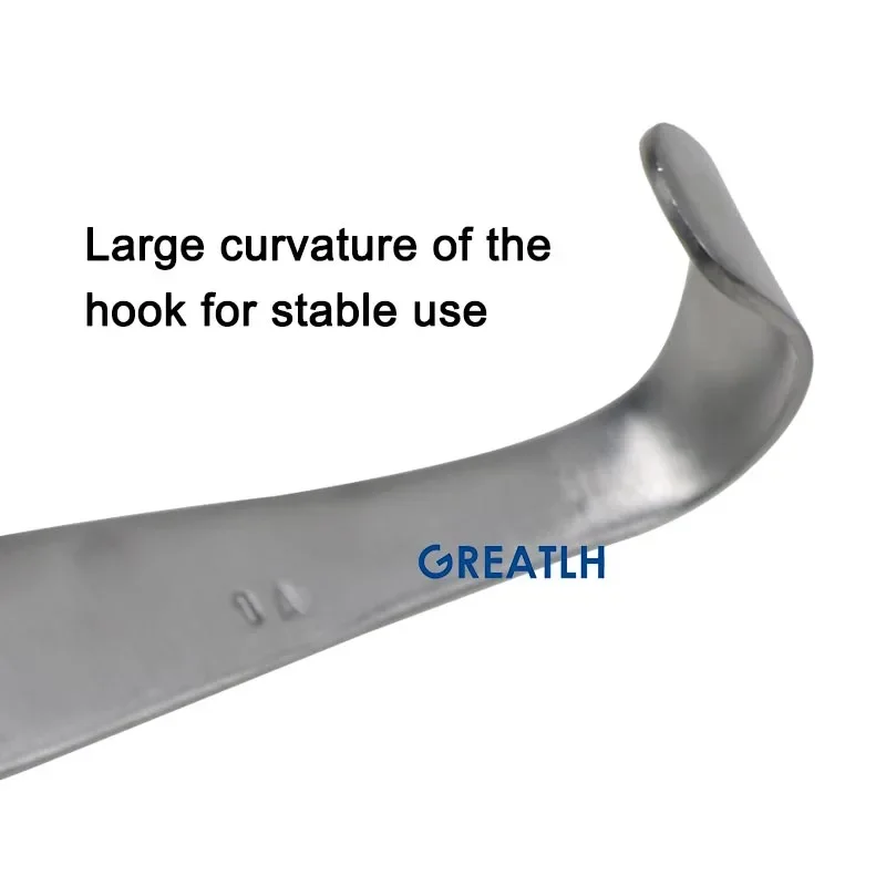 Farabeuf Thyroid Retractor Orthopedic Pet Instrument Stainless Steel 2pcs pet