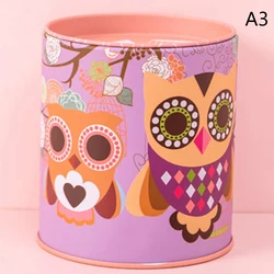 Owl - Themed Metal Piggy Bank and Jewelry Organizer - Cute Home Decor & Stylish Savings Solution (A3)