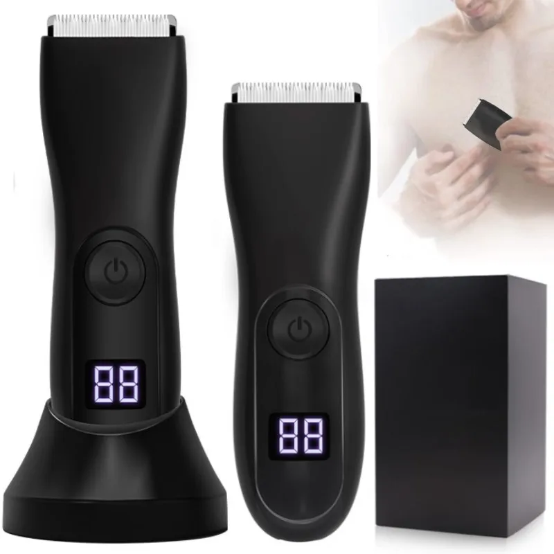 

Body Hair Trimmer Balls Shaver for Men Pubic Electric Men's Groomer Clippers Ceramic Blade Male Private Razor IPX7 Waterproof