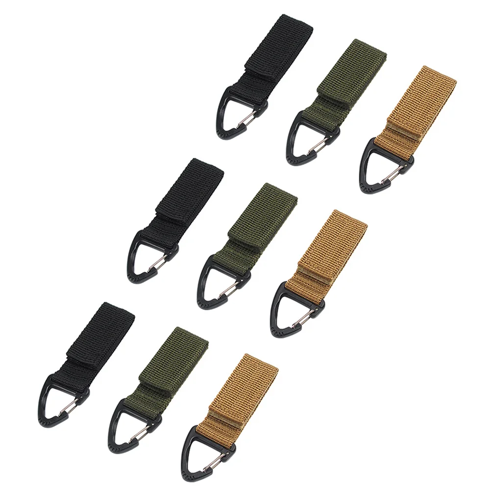 

Hanging Ring Belt Carabiner Hooks Outdoor Key Chains Practical Hiking Keychains Fob